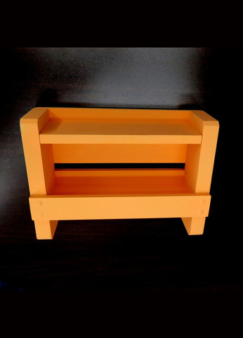 Полка для ванной из дерева Нюрнберг грейпфрут (ВНП-001254) No Brand (328091949)