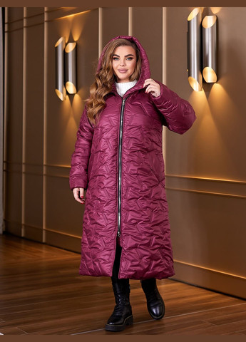 Бордовая зимняя зимняя куртка-пальто куртка-пальто No Brand