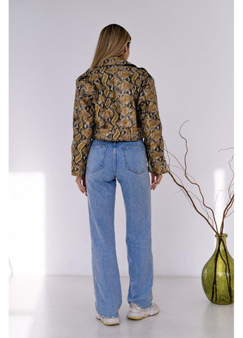 Комбинированная демисезонная женская косуха стильная модная весна осень стиль украинское производство No Brand