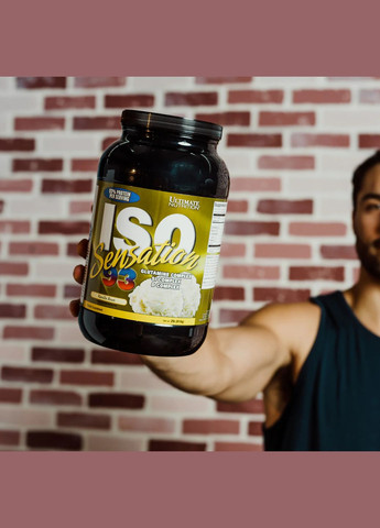 Протеїн Iso Sensation 908 g (Delicious Vanilla Bean) Ultimate Nutrition (304268233)
