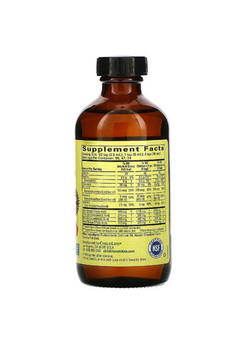 Рыбий Жир Печени Трески, Для Детей, Вкус Клубники,, 237 мл ChildLife (335976826)