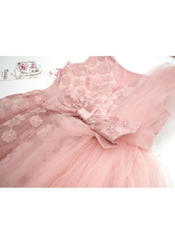 Комбинированное платье tivido святкове (1882-128g-peach) Breeze (300624916)