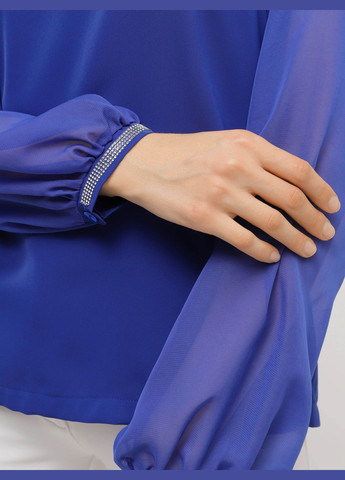 Синяя блуза ZUBRYTSKAYA