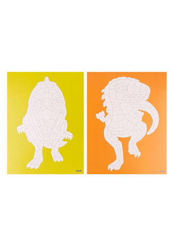 Набір для творчості Динозаврики Аплікація стікерами () 1 Вересня 954571 (366528802)