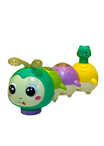 Гусениця-іграшка на колесах | Розвиваюча музична іграшка для дітей | SOLA TOYS No Brand (365784052)