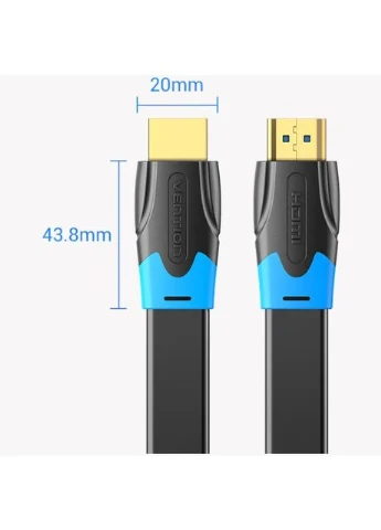Кабель HDMI M-M 0.5м Black (AAKBD) Vention (390108487)