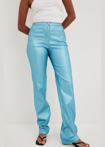 Штаны демисезон,голубой-серебристый, NA-KD (315699528)