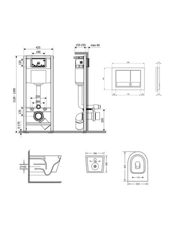 Инсталляции Qtap QT16335179W45149 (337514878)