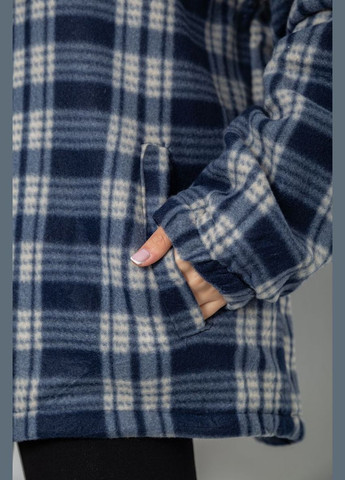 Комбинированный демисезонный кофта-рубашка на молнии утепленная Ager 244R2210