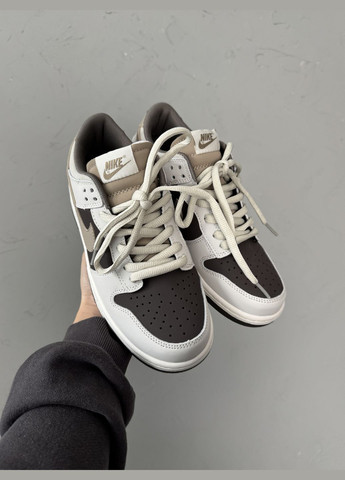 Кроссовки женские Nike SB Dunk Low Teddy Bear beige brown | Найк СБ Данк низкие бежевые коричневые No Brand бежевые демисезоны (316091176)