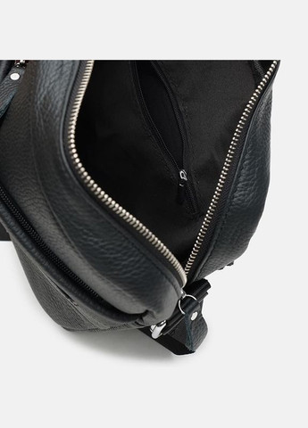 Сумка чоловіча шкіряна через плече K10187bl Чорний Keizer (302008229)