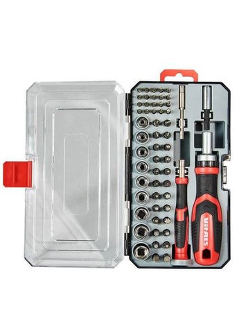 Отвертка Master с набором головок и насадок, 57 шт. Vitals (363056487)