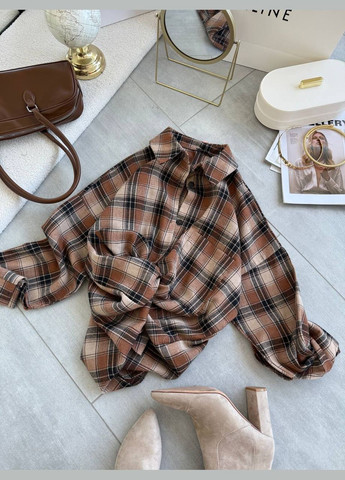 Сорочка у клітинку Adelante (322764088)