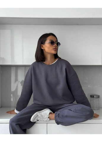 ✨ Женский костюм oversize на флисе DK/DL Мода без кордонів (355076639)