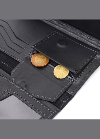 Стильный кошелек с монетницей снаружи из натуральной кожи 11646 Grande Pelle (329149490)