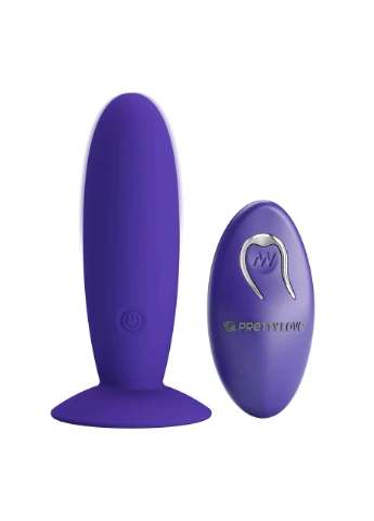 Анальна пробка з пультом керування REMOTE CONTROL VIBRATING PLUG 12 function Pretty Love (383086573)