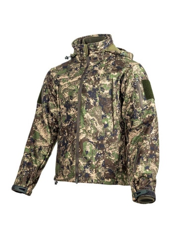 Оливковая (хаки) демисезонная куртка breda camo (m508486) Hallyard Breda Camo 60