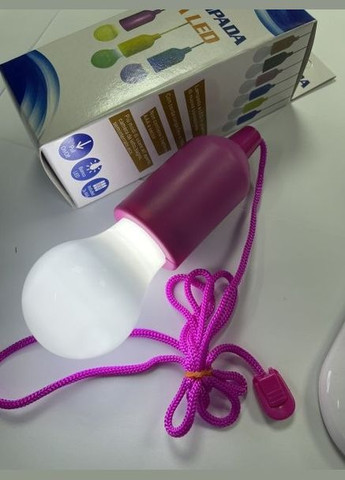 Фонарь лампа BL 15418/ 1158 светодиодный на шнурке розовый Art (325416816)