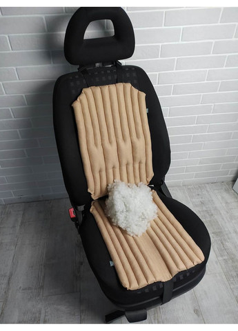 Ергономічні подушки EKKOSEAT на автомобільне крісло, КОМПЛЕКТ. Бежевий. AV-1H2H-301 Ekko Seat (353718763)