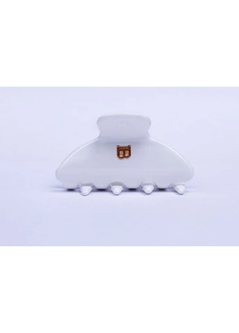 Крабік маленький для волосся, заколка біла, довжина 6 см Fashion Jewelry (401814967)