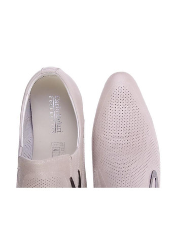 Бежевые туфли 7142018 45 цвет античный Carlo Delari