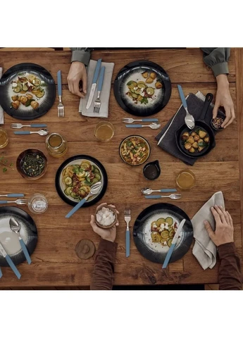 Кухонная ложка Swiss Modern Table с син. ручкой, нержавеющая сталь, полипропиленовая ручка, 100% оригинал Victorinox (393540880)