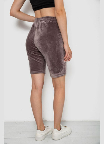 Шорти жіночі велюрові, колір блакитний, 238R58169-1 Anello (340273195)