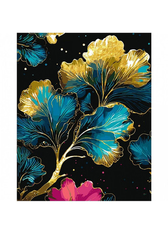 Полотно на підрамнику 40х50см 955284 Золоті пелюстки поталь Santi (362947365)