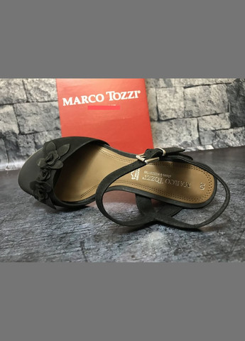 Жіночі натуральні босоніжки на танкетці,, Німеччина Marco Tozzi Босоніжки (338228762)