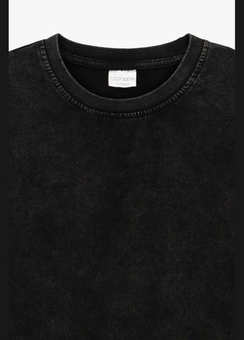 Чорна літня футболка для дівчинки 154 158 см shop (2000991043183) Lizi Kids