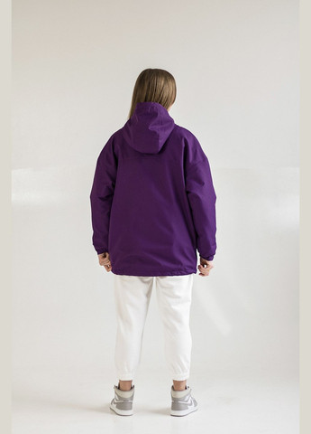 Куртка оверсайз на осінь фіолетова з капюшоном nadiupishou (308252750)