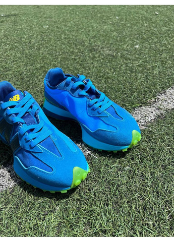 КРОСІВКИ ЖІНОЧІ NEW BALANCE 327 TOTAL BLUE НЬЮ БЕЛАНС 327 No Brand блакитні демісезони (368885301)