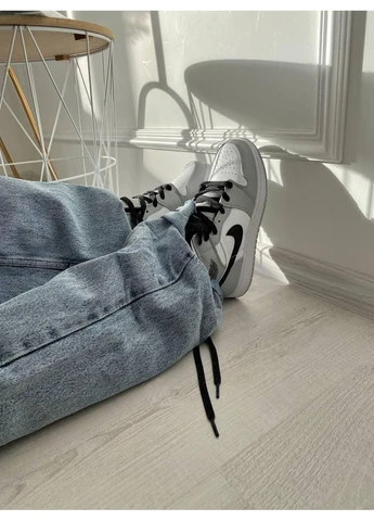 Серые демисезонные кроссовки мужские nike air jordan 3 retro black cement найк аир джордан черные No Brand