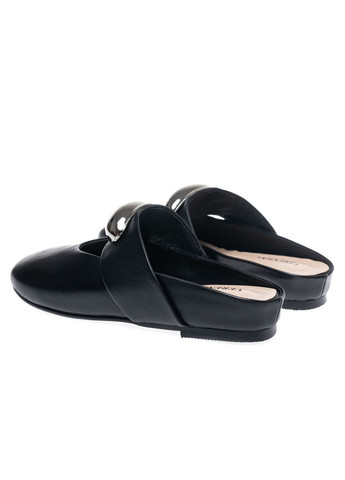 Черные мюли 01600 черные Verendina на танкетке