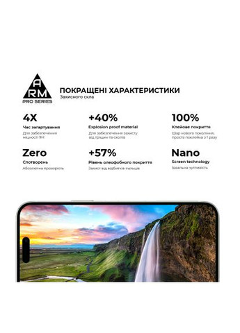 Стекло защитное (ARM71486) ArmorStandart Pro Apple iPhone 15 Plus (366502751)