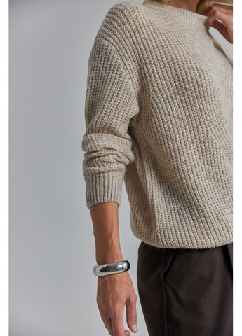 Бежевий демісезонний м’який джемпер з високим вмістом вовни (2894) Triko Bakh