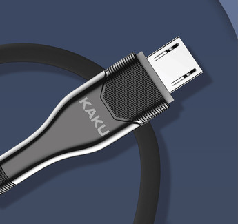 USB кабель KSC223 USB - Micro USB 1.2m с подсветкой - Black Kaku (274065099)