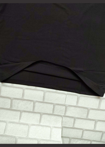 Черная мужская футболка трикотаж черная рисунок светится в темноте волк большие размеры батал размер xxxl с коротким рукавом FERO