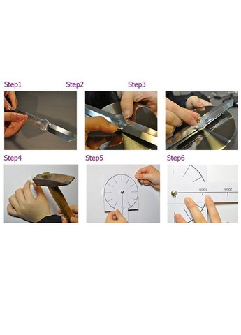 3D годинник настінний червоний Римські цифри Б230-47' No Brand (302242248)