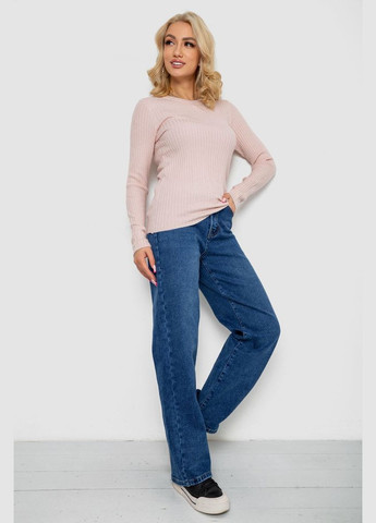 Светло-розовый демисезонный кофта женская однотонная Ager 244R2031