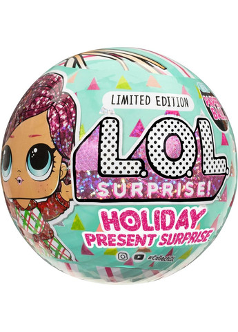 Лялька LOL Surprise Holiday Present Dreamin B.B. - ЛОЛ Сюрпрайз Новорічний Подарунок Дрімін L.O.L. Surprise! (371635596)