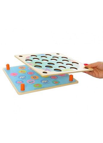 Детская развивающая деревянная игрушка MD 2785 карточки 10 шт Bambi (303834547)