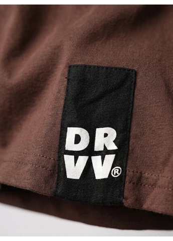 Коричневая футболка мужская DRVV