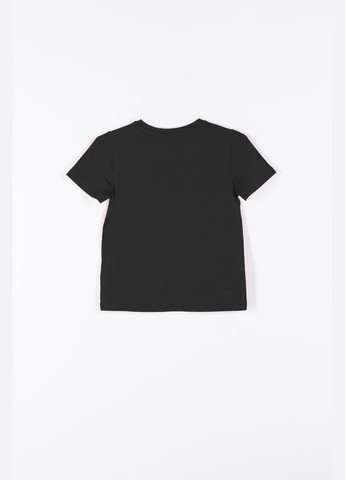 Черная летняя футболка Coccodrillo