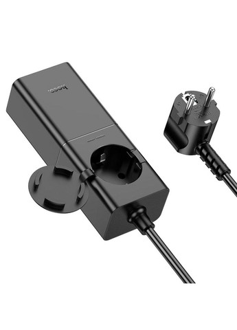 Мережевий зарядний пристрій NS4 Sharp PD65W(2C1A) desktop socket(EU/GER) Black Hoco (335807110)