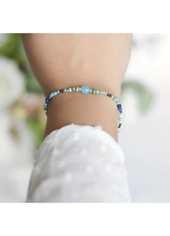 Браслет талисман для знака зодиака Телец из натуральных камней на затяжке d-6-3-2мм+- No Brand Браслет (362695448)