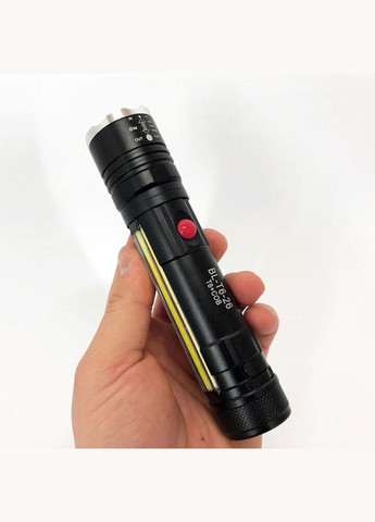 Тактический ручной фонарь Police T6-26+T6+COB, супер яркий фонарик, карманный мини фонарь Bailong (364665035)