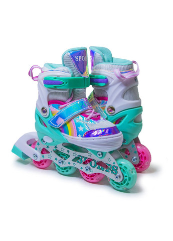 Розсувні ролики розмір 30-33 (колеса, що світяться). Rainbow Tiffany (1767547055) Scale Sports (340912038)