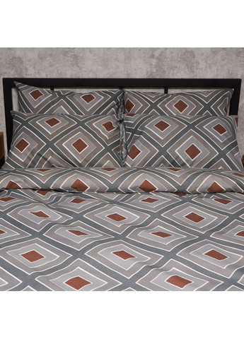 Комплект постільної білизни Мікросатин Premium King Size 220x240 наволочки 4х50х70 (MS-820009943) Moon&Star Loft Style (356114687)