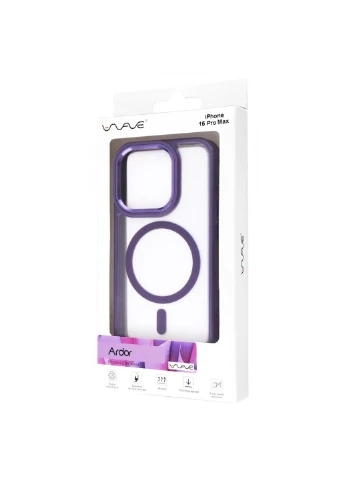 Чехол Ardor Case with Magnetic Ring для iPhone 15 Pro Max Transparent Wave (382779632)